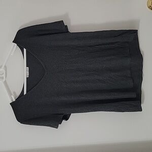 Maurices 24/7 ribbed short sleeve shirt size L